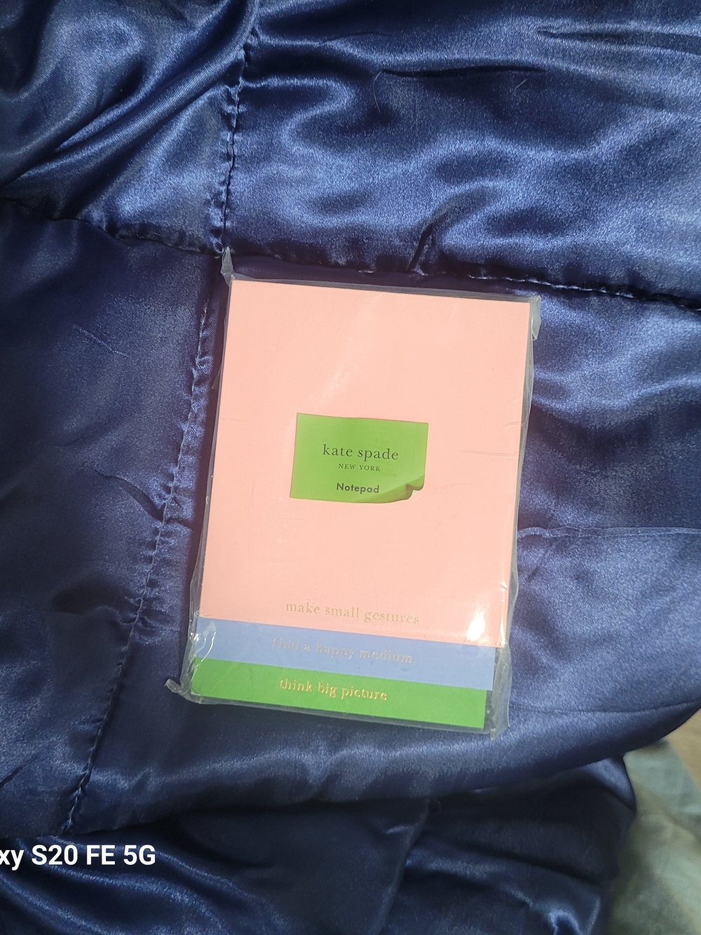 Kate Spade Pink, Blue & Green Notepad Set